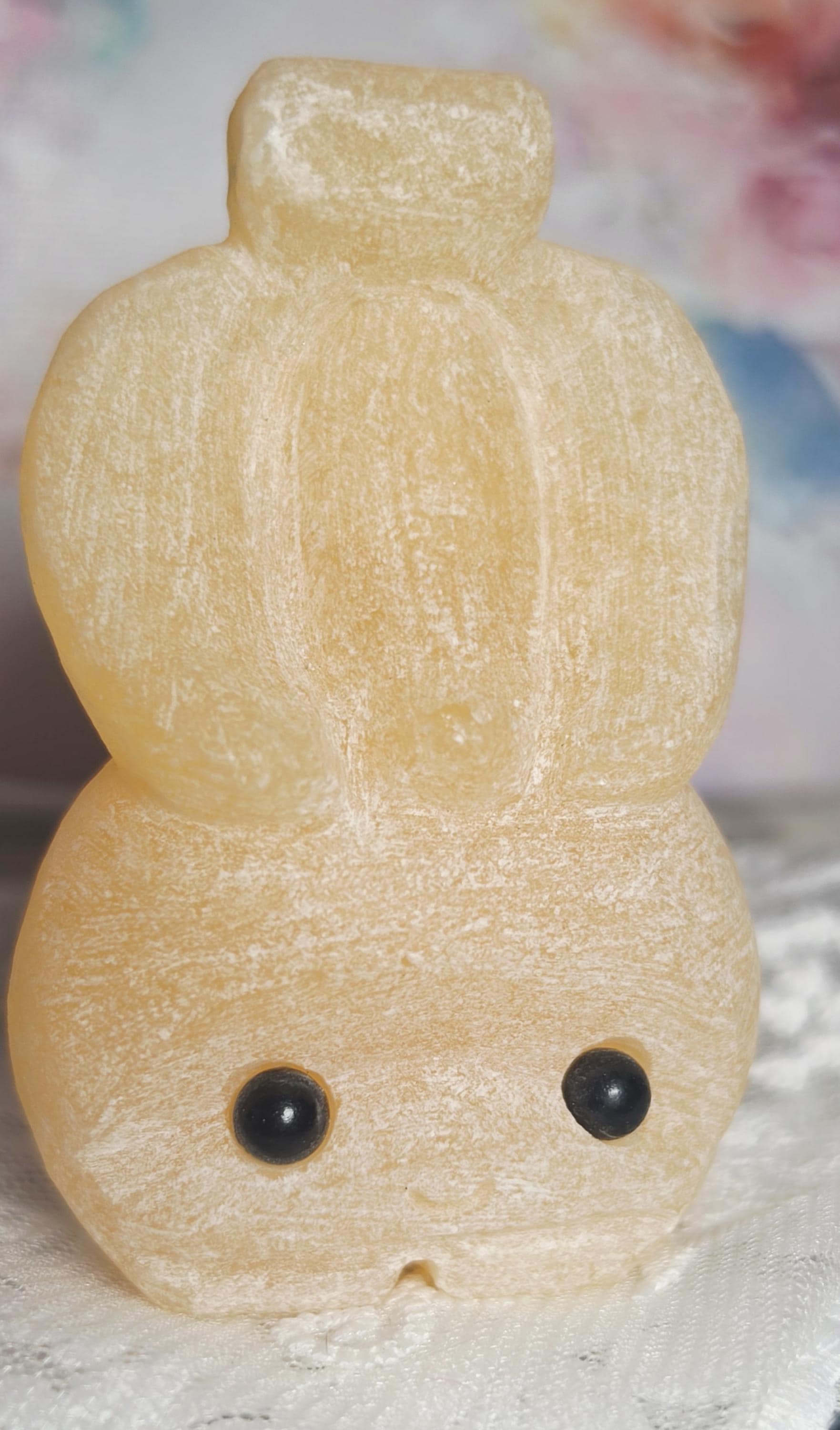 Lg Caribbean Calcite Crystal Buddy, Rock Pet, Hedgie, Gift, Home Decor