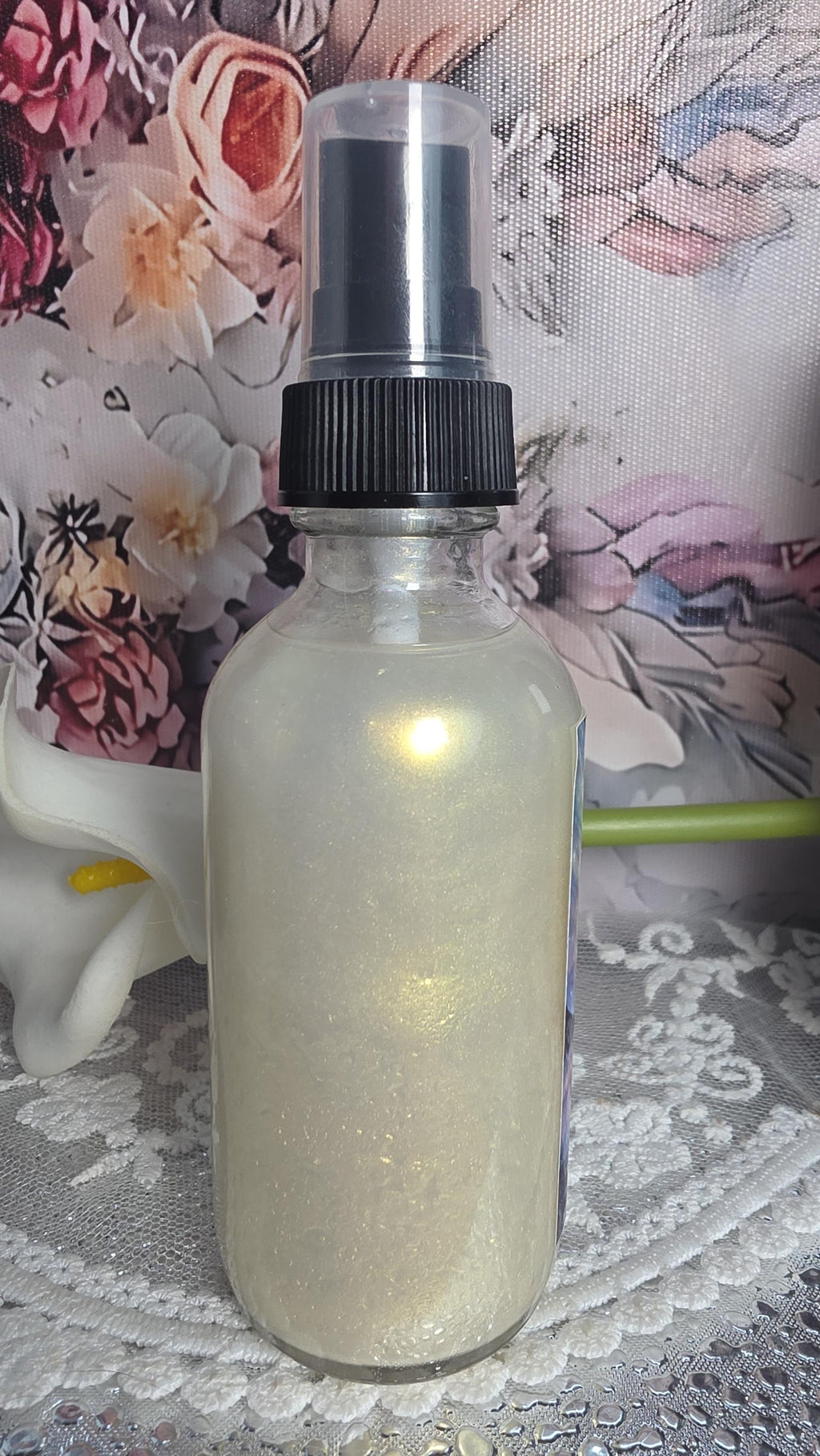 Enchanted Fairy Body Spray, Only Certified Organic Essential Oils, No Synthetic Ingredients, Gardenia Rose Ylang Ylang, Gift, Room Spray